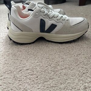 Veja White and Black Sneakers